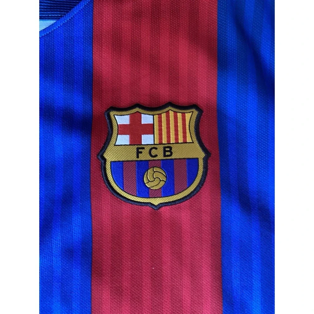 BARCELONA SPAIN FOOTBALL SHIRT 2016 2017 HOME SOCCER JERSEY NIKE XL - Picture 3 of 4